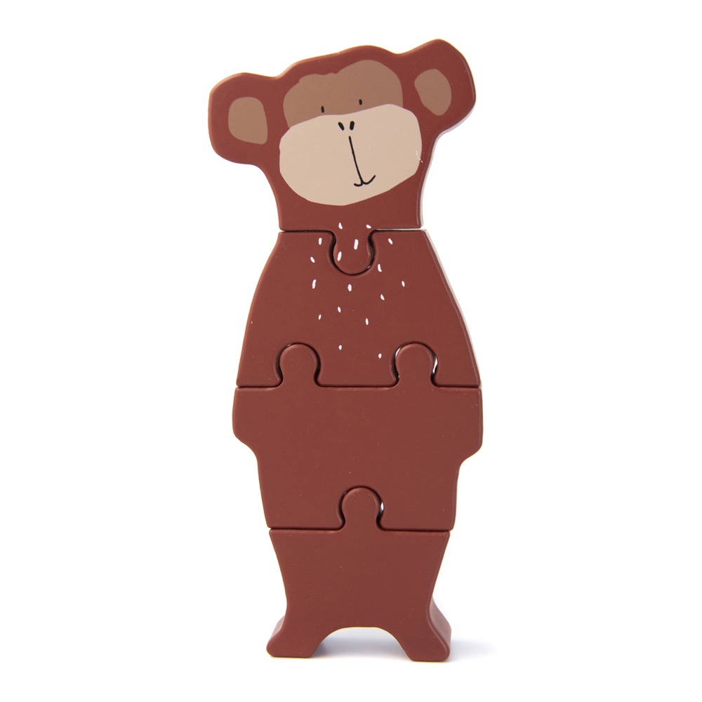 Houten dierenvormpuzzel - Mr. Monkey